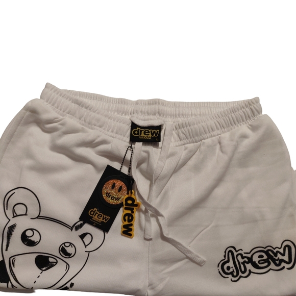drew house theodore sketch sweatshort, off-white - Picture 7 of 10